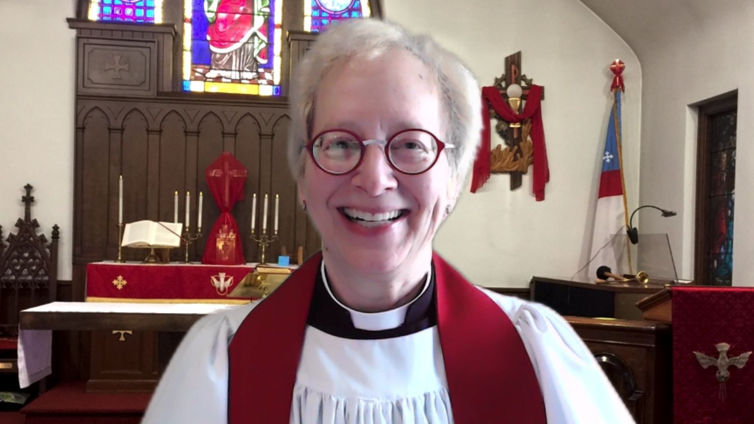 Rev. Pamela Conrad is rector of an Episcopal church in Maryland and a scientist focused on Mars. 
