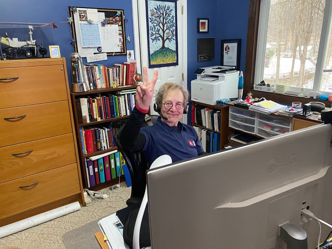 Rev. Pamela Conrad was already working from home on the day the Mars Perseverance rover landed. 