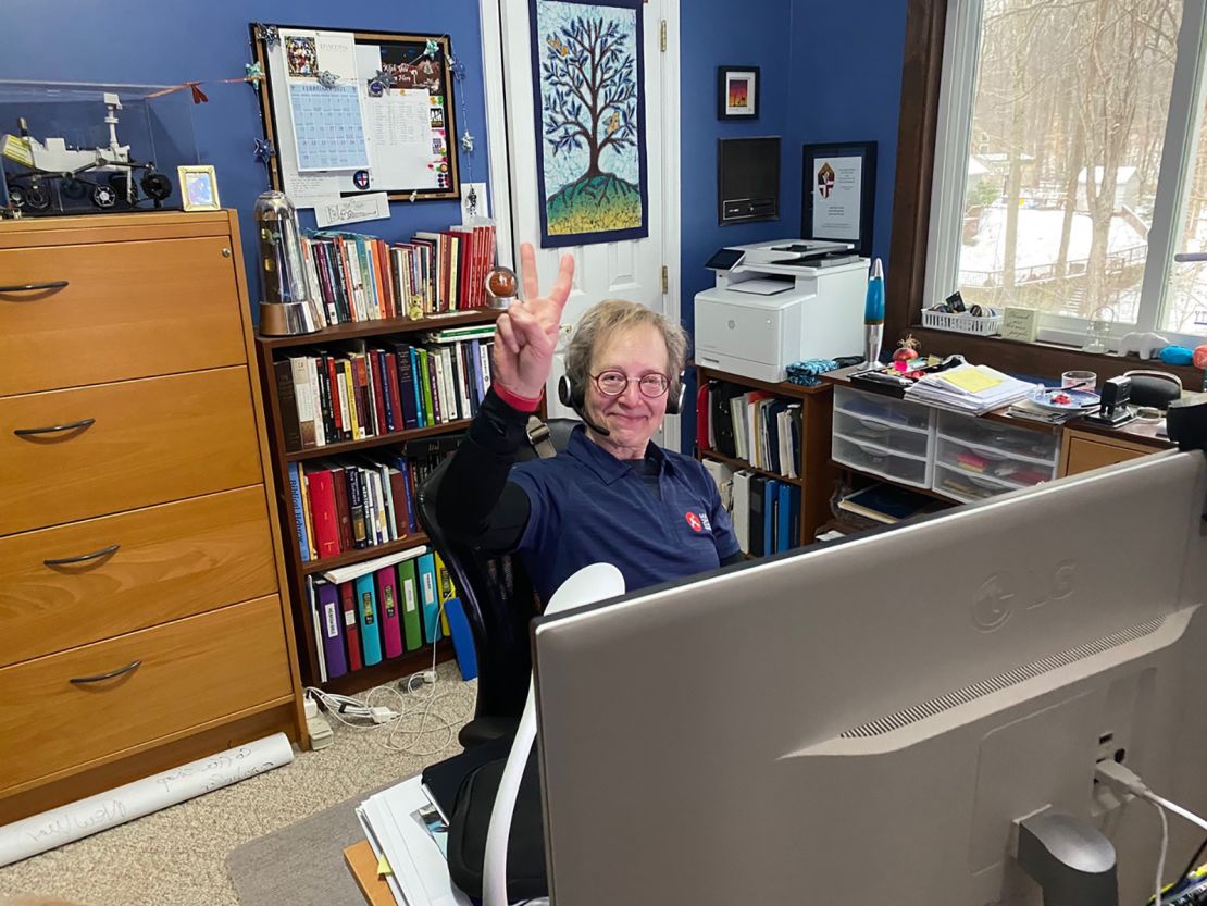 Rev. Pamela Conrad was already working from home on the day the Mars Perseverance rover landed.