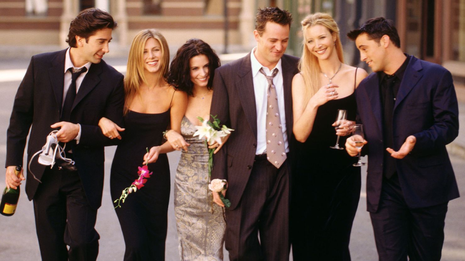 The cast members of NBC's, "Friends."