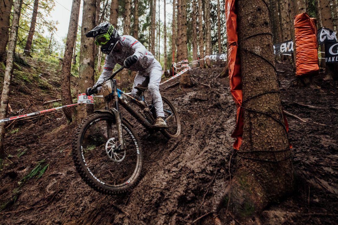 Wilson performing at UCI DH World Championships in Leogang on October 11, 2020.