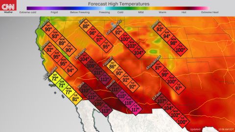 weather heat wave forecast temperatures 20210611