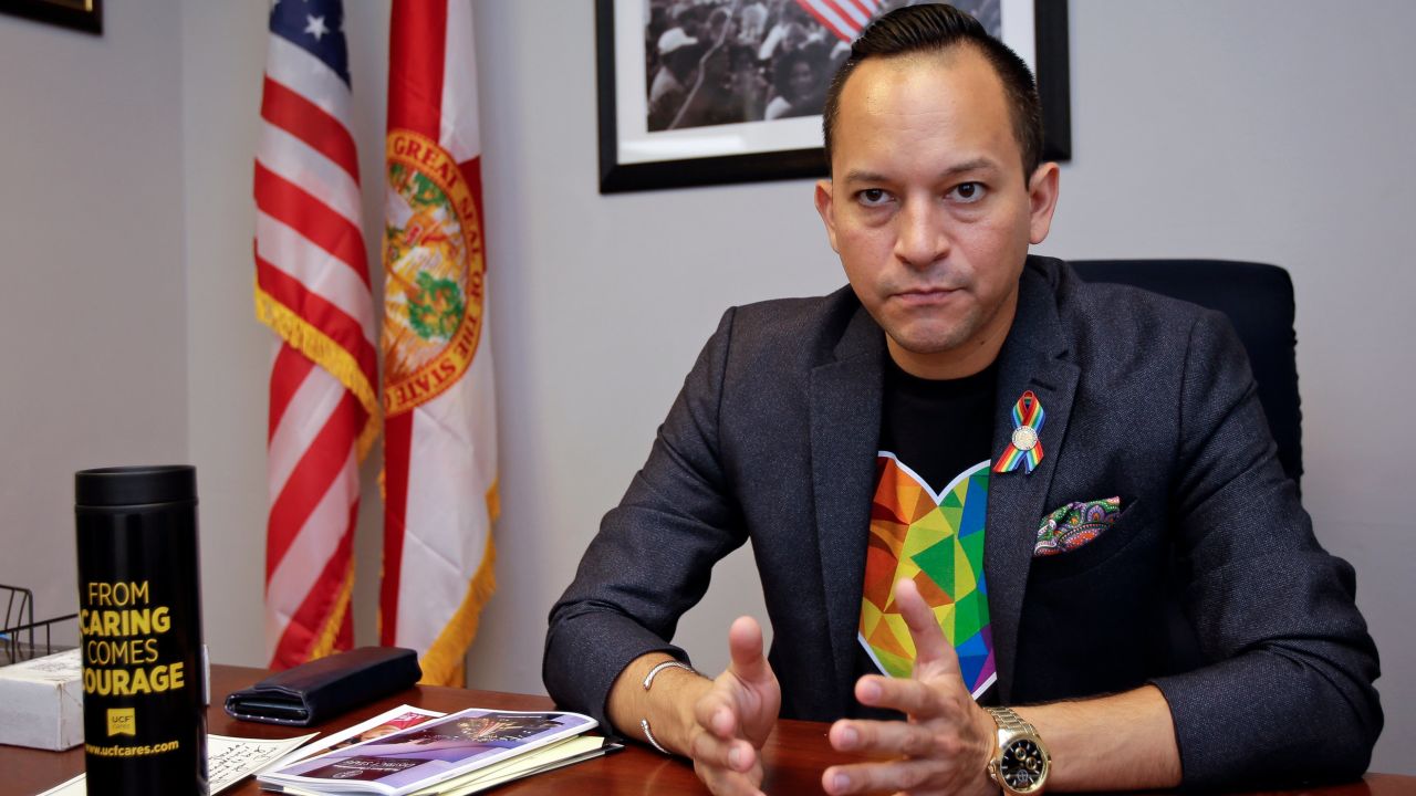 State Rep. Carlos Guillermo Smith is one of three LGBTQ members of the Florida legislature. He says it's his job to honor the work of queer organizers on the House floor. 