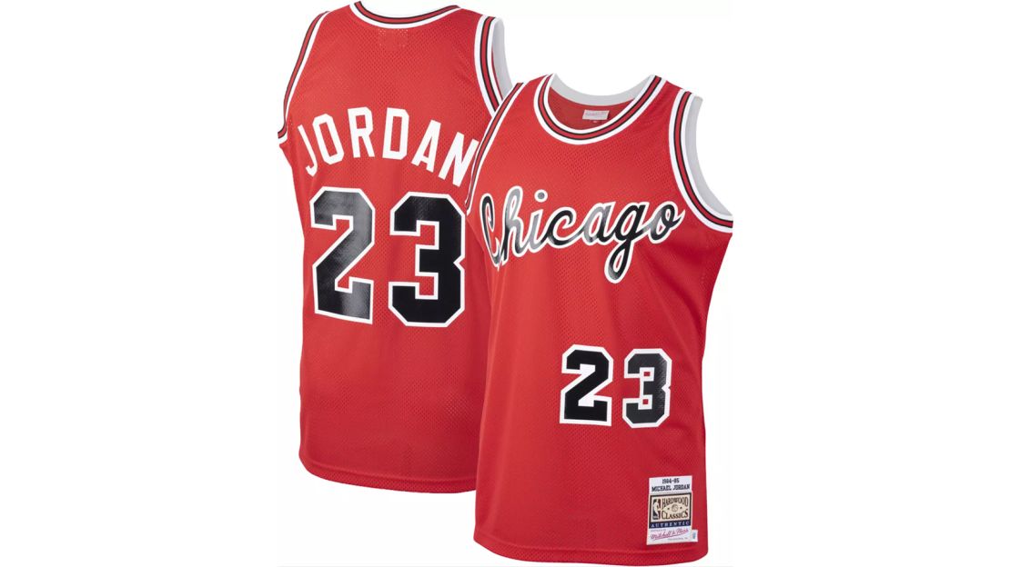 Mitchell & Ness Men's Chicago Bulls Michael Jordan #23 1984-85 Red Jersey