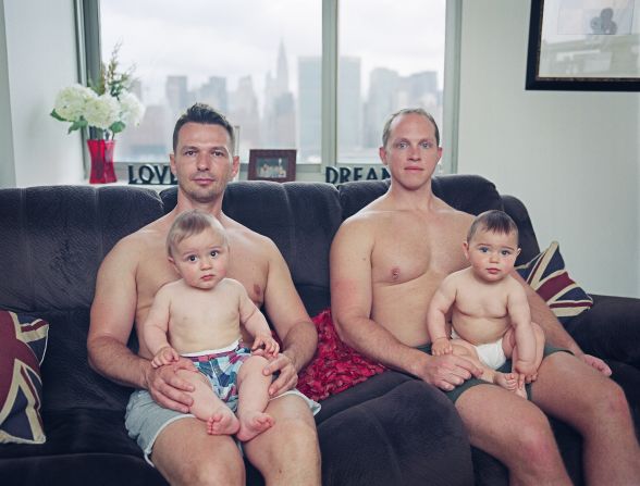 Dimitry and Robert with Maxim and Mila. New York City.