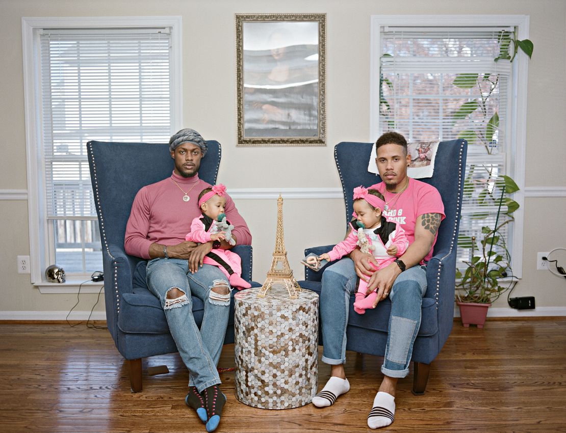 "Dads" is a four-year photo series of gay fathers around the country.