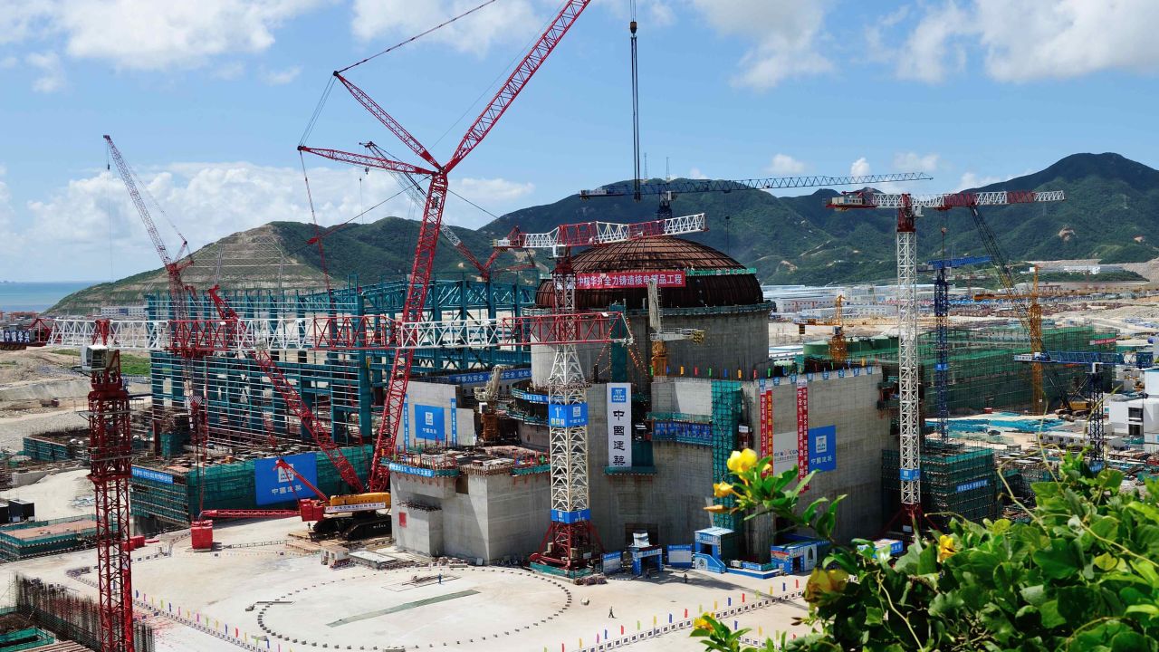 View of the construction site of the Taishan Nuclear Power Plant in Taishan city, south China's Guangdong province, 12 September 2012.