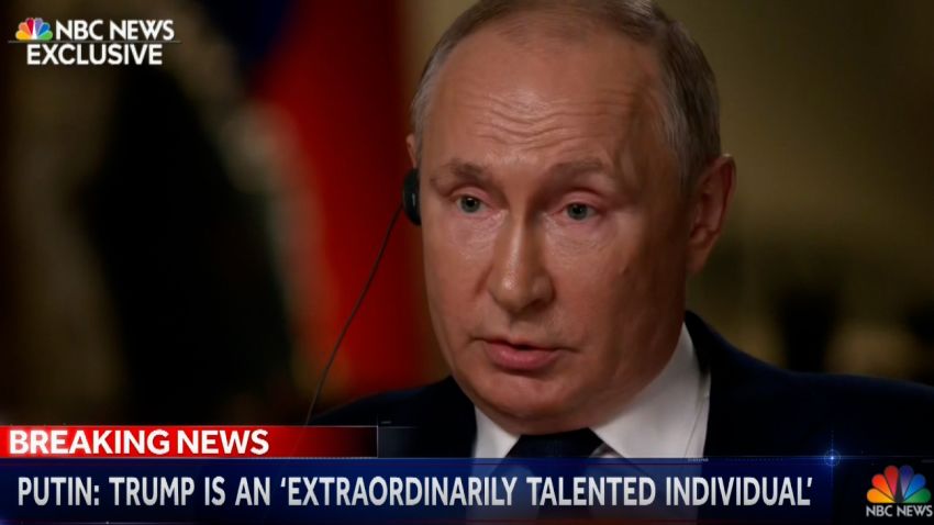 Vladimir Putin NBC intv