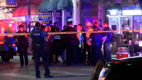 The shooting occurred in a crowded section of Austin.