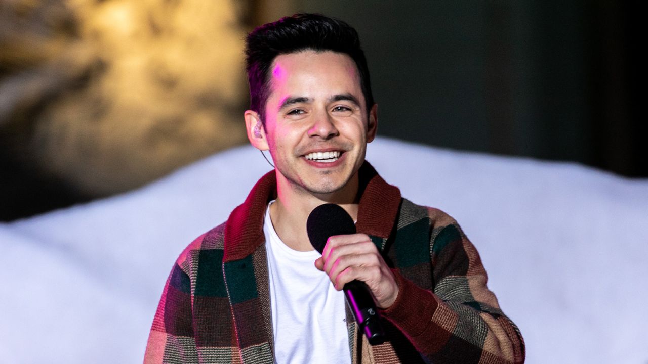 David Archuleta, seen here performing at the 88th Annual Hollywood Christmas Parade in 2019, says he is part of the LGBTQIA+ community.