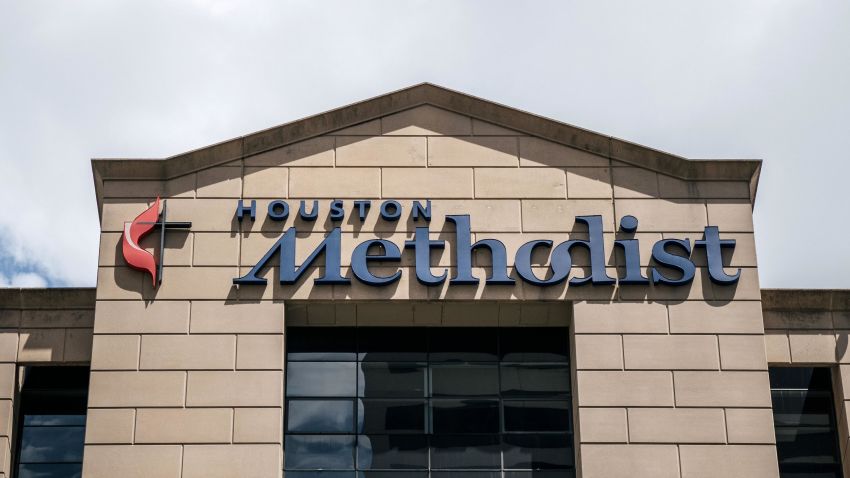 HOUSTON, TEXAS - JUNE 09: The exterior of the Houston Methodist Hospital is seen on June 09, 2021 in Houston, Texas. Houston Methodist Hospital has suspended 178 employees without pay for 14 days for their refusal to comply with its COVID-19 vaccine requirement. (Photo by Brandon Bell/Getty Images)