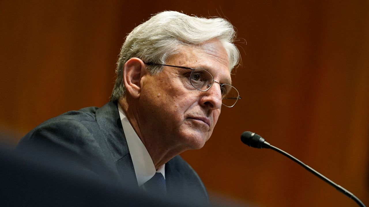 US Attorney General Merrick Garland testifies before the Senate Appropriations Subcommittee on Commerce, Justice, Science, and Related Agencies hearing at the Dirksen Senate Office building in Washington, DC on June 9, 2021. (Photo by Susan Walsh / POOL / AFP) (Photo by SUSAN WALSH/POOL/AFP via Getty Images)
