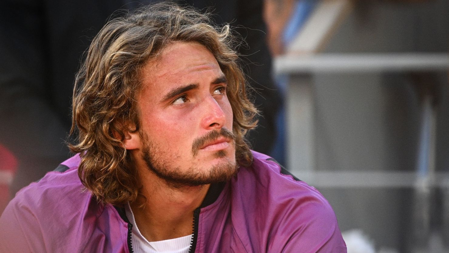 Tsitsipas played in his first grand slam final at this year's French Open. 