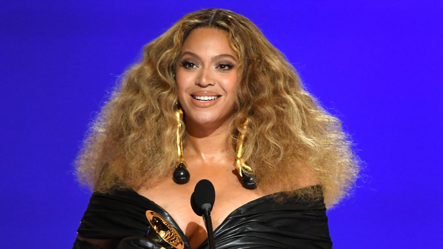 Beyoncé, here in March at the Grammys, is celebrating her twins' birthday.