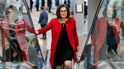 UNITED STATES - MAY 26: Sen. Catherine Cortez Masto, D-Nev., arrives for a vote in the U.S. Capitol on Wednesday, May 26, 2021. (Photo by Bill Clark/CQ-Roll Call, Inc via Getty Images)