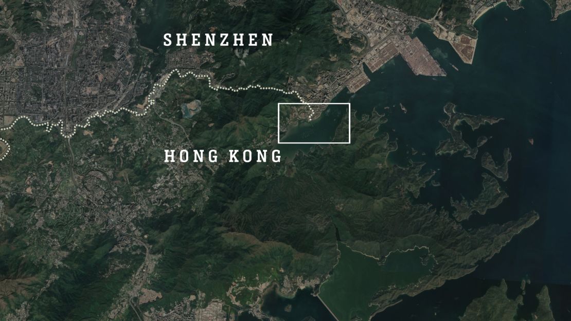 hong kong shenzhen cross border love pandemic hk map border
