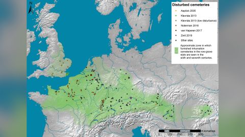 The research pooled data from five archaeologists working in different parts of Europe.