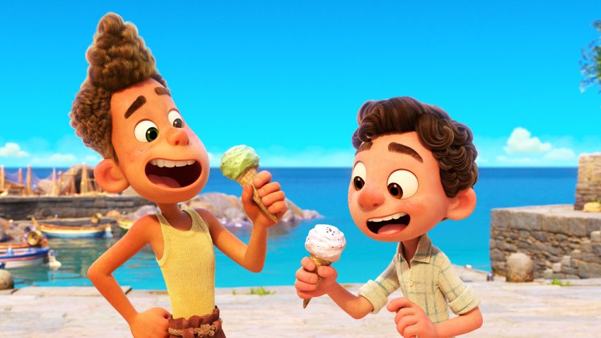 Two sea monsters get a taste of dry land in Pixar's 'Luca' (Disney+).