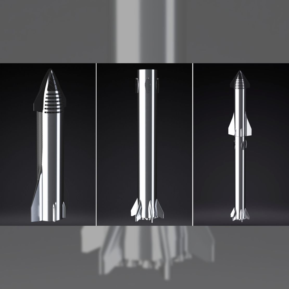 The eventual Starship system will combine the upper portions already tested, along with the Super Heavy rocket booster.