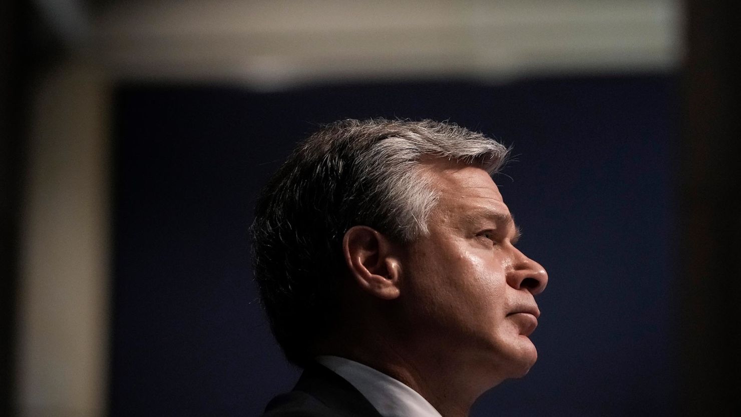 FBI Director Christopher Wray testifies during a House Judiciary Committee oversight hearing on Capitol Hill June 10, 2021 in Washington, DC. House lawmakers now want him to brief them about the FBI's response to a ransomware attack in July.