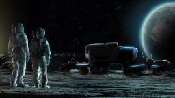 GM and Lockheed Martin are working on a Lunar Rover, pictured in this rendering.