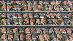 Aerial view of single-family homes photographed during a media flight for the Great Pacific Airshow in Huntington Beach, CA, on Thursday, Oct 3, 2019. (Photo by Jeff Gritchen/MediaNews Group/Orange County Register via Getty Images)