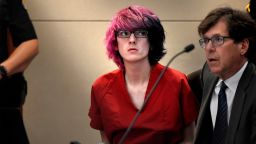 Devon Erickson appears in court at the Douglas County Courthouse in Castle Rock, Colorado.