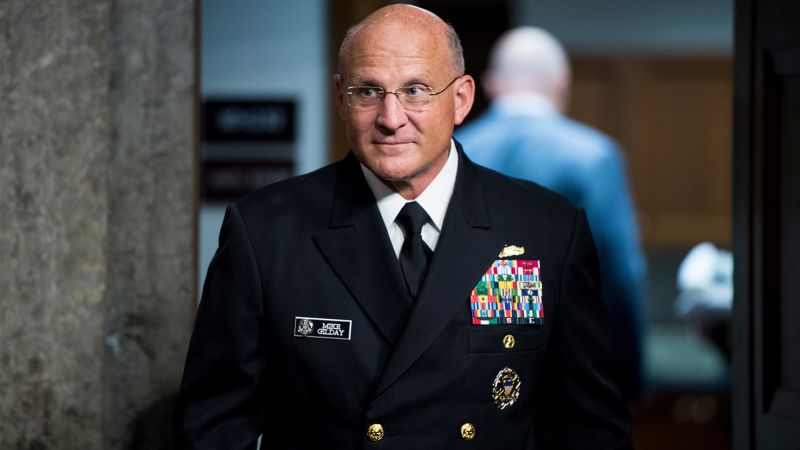 Top US Navy admiral defends non-binary sailor amid some Republican criticism | CNN Politics