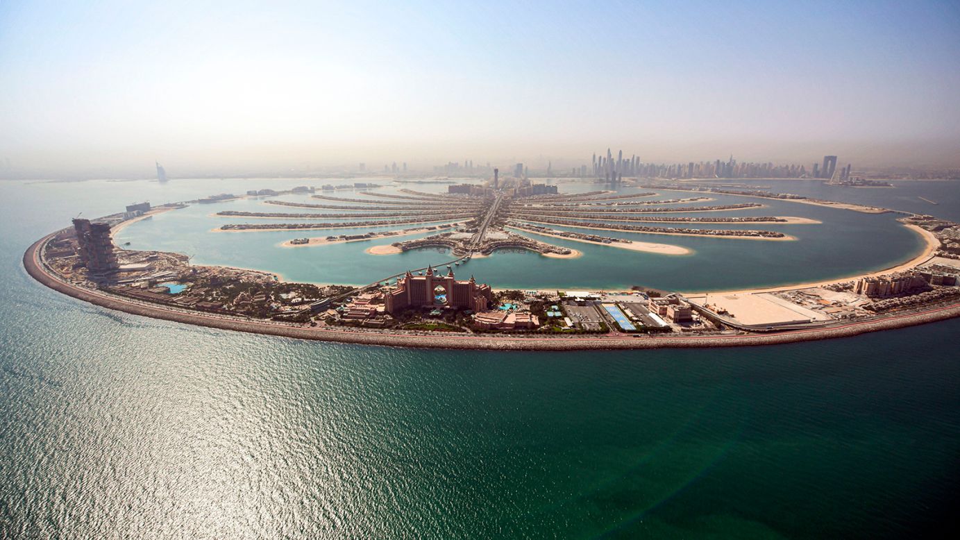 Today, the Palm is home to luxury hotels, pristine beaches and nearly 80,000 people, according to Nahkeel.