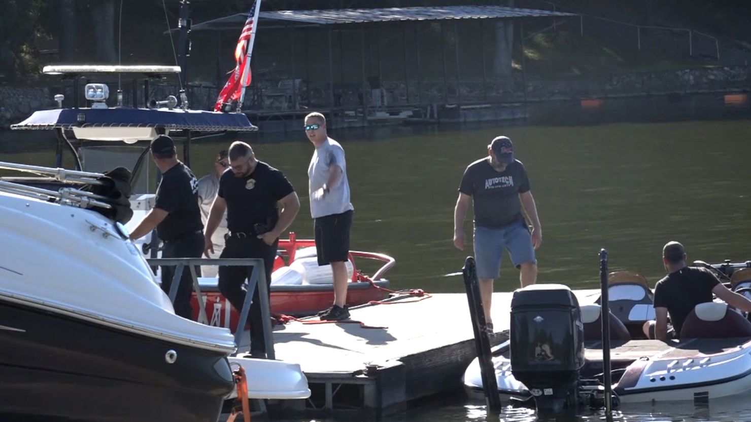 Investigators responded to a boat explosion on the Lake of the Ozarks.
