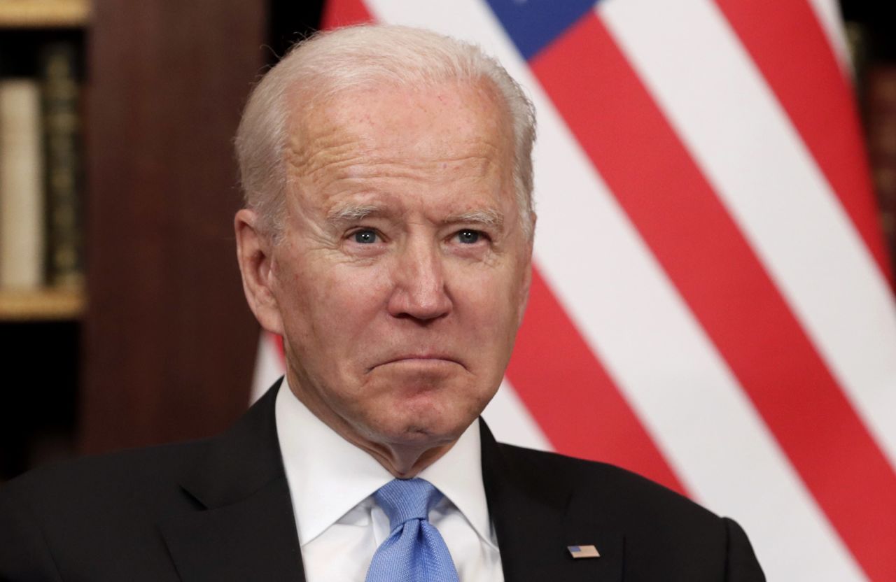 Biden said he was seeking a "predictable and rational" relationship with Russia, and he made reference to the United States and Russia as "two great powers," a notable elevation of Moscow's status on the world stage.