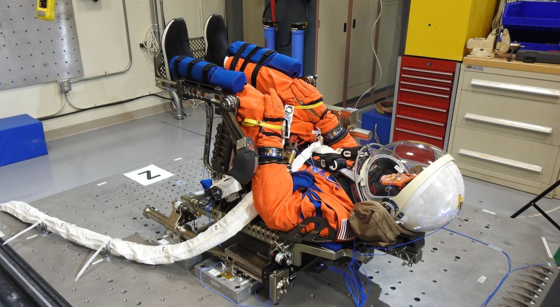 Pictured is the mannequin that will fly on NASA's Artemis I mission. Mannequins are commonly used in training for emergency rescues, medical education and research, according to NASA.
