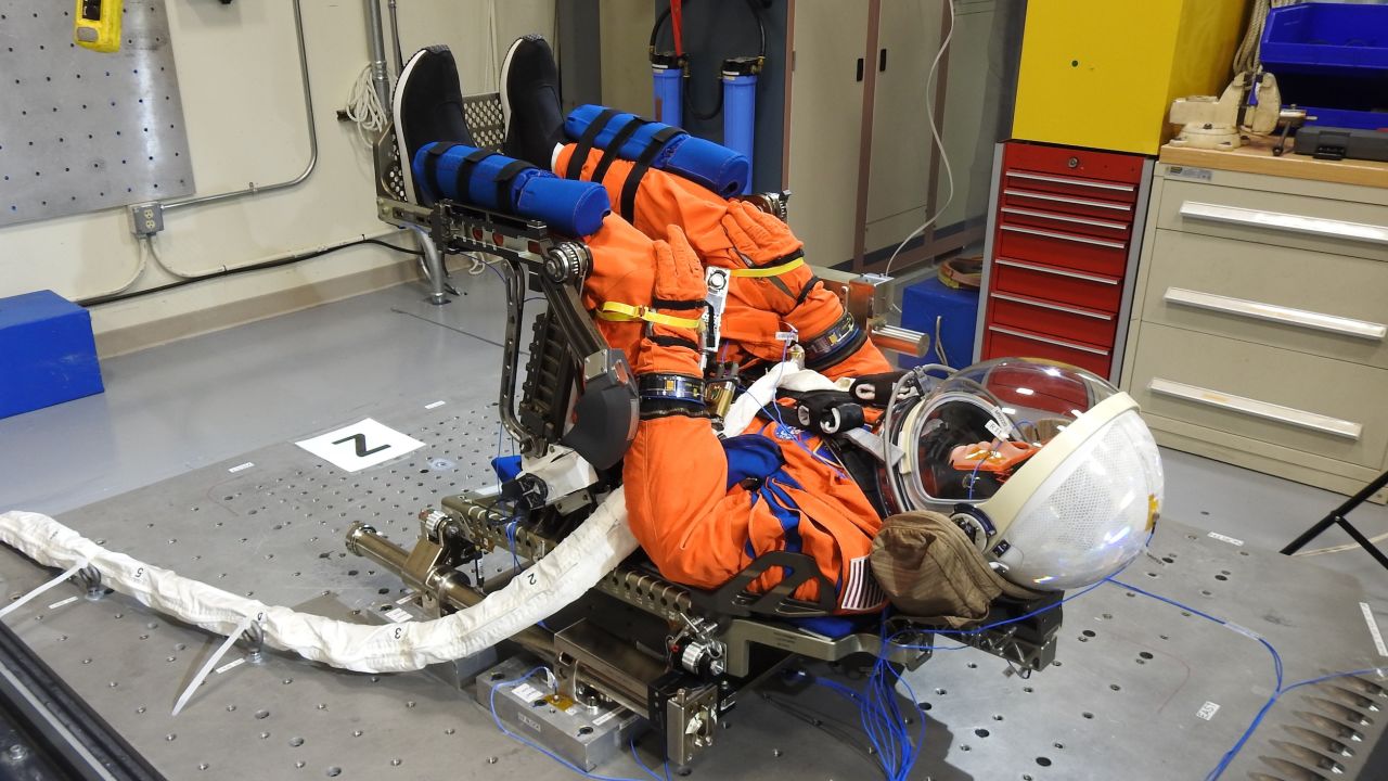 Pictured is the mannequin that will fly on NASA's Artemis I mission. Mannequins are commonly used in training for emergency rescues, medical education and research, according to NASA.