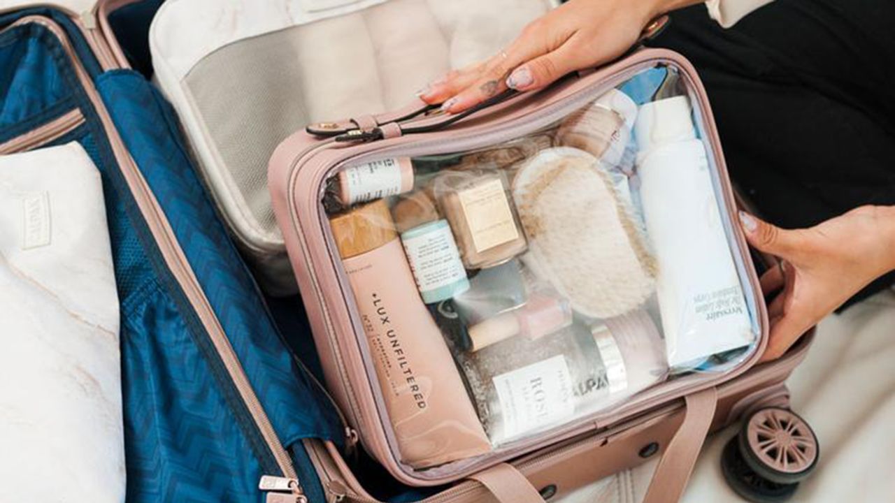 TSA Approved Clear Travel Toiletry Bag Make-up Storage Bag Travel Backpack  Bag