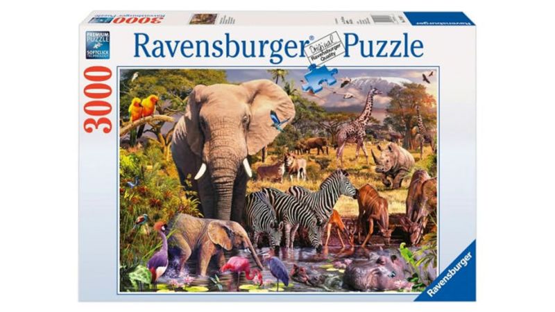 Wooden Puzzles 4000 Pieces-Elephant-Wooden Puzzles for Adults Teens Ideal Family Game