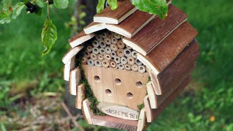 Nature's Market Wooden Bee and Insect Hotel