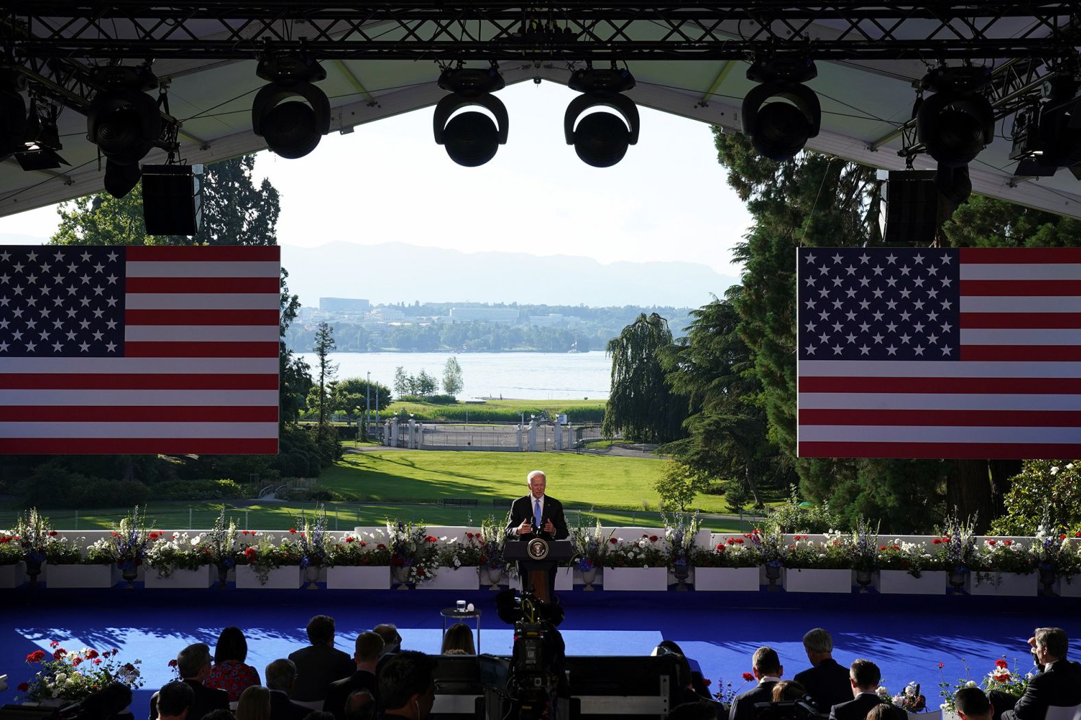 Both Biden and Putin held separate news conferences after their meetings. "There's no substitute, as those of you have covered me for a while know, for face-to-face dialogue between leaders — none," Biden said.