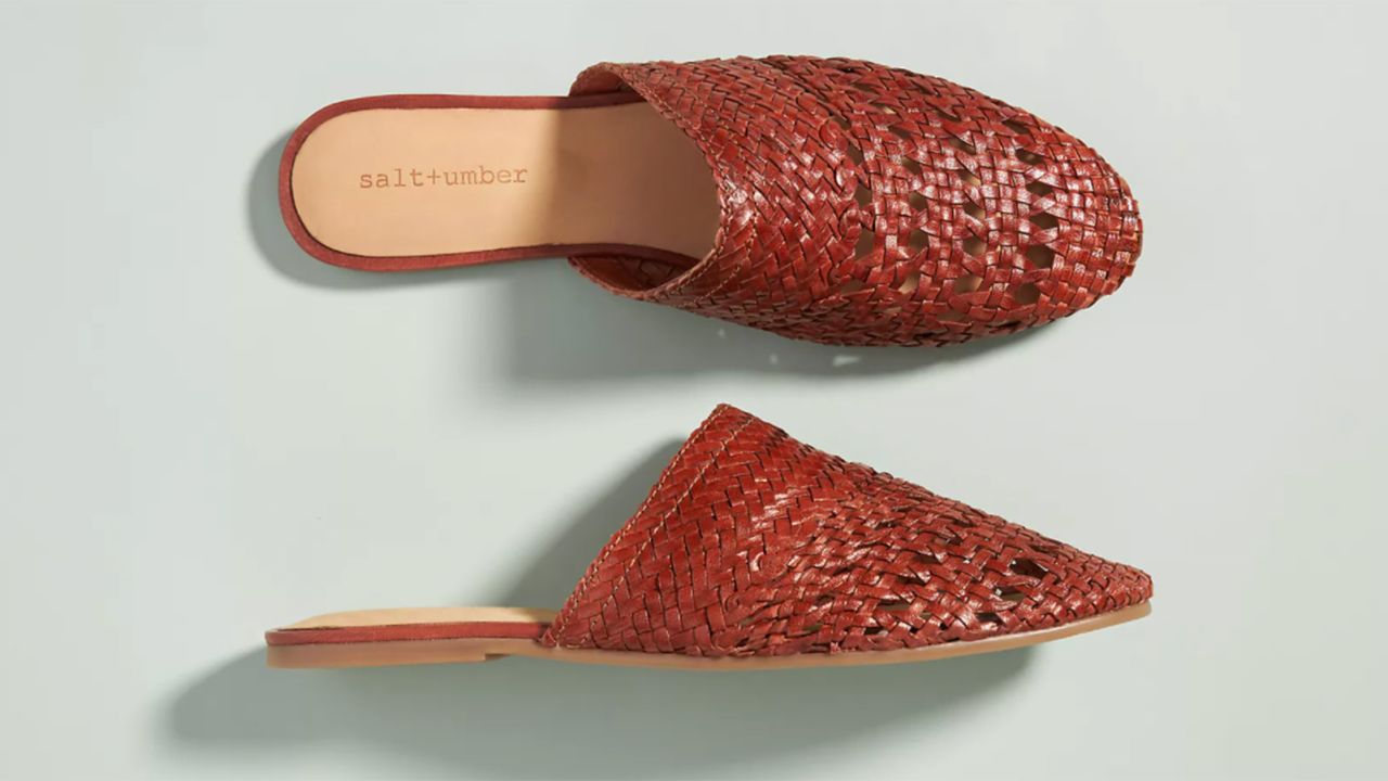 eco friendly shoe brands woven slide