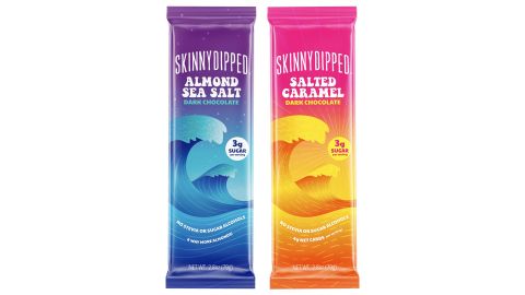 SkinnyDipped Dark Chocolate Bar, 4-Pack