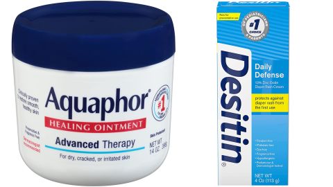 Aquaphor Healing Ointment & Desitin Diaper Rash Cream