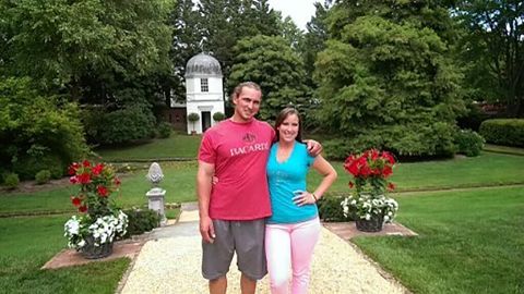 Ashli Babbitt with her brother Roger Witthoeft in 2015.
