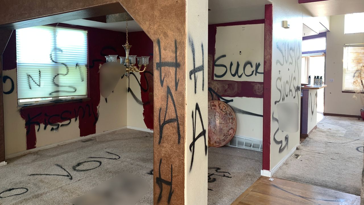 This home in Colorado Springs is expected to sell for more than $600,000, likely in all cash. CNN has blurred portions of this image.