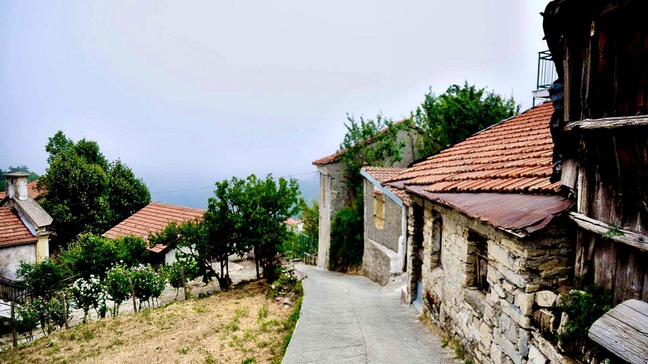 The sleepy village is miles from the nearest shops, bars or restaurants. 