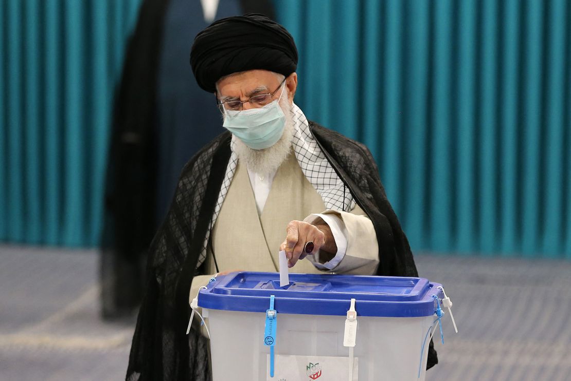 Khamenei cast his ballot on Friday and called on Iranians to get to the polls.