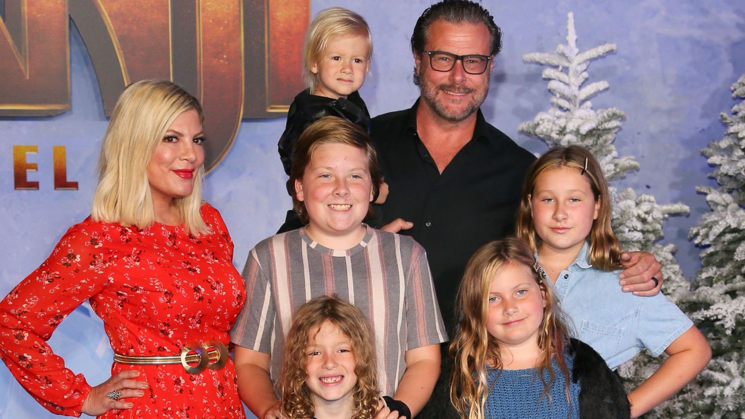 Tori Spelling and Dean McDermott have five children, aged 4 to 14.