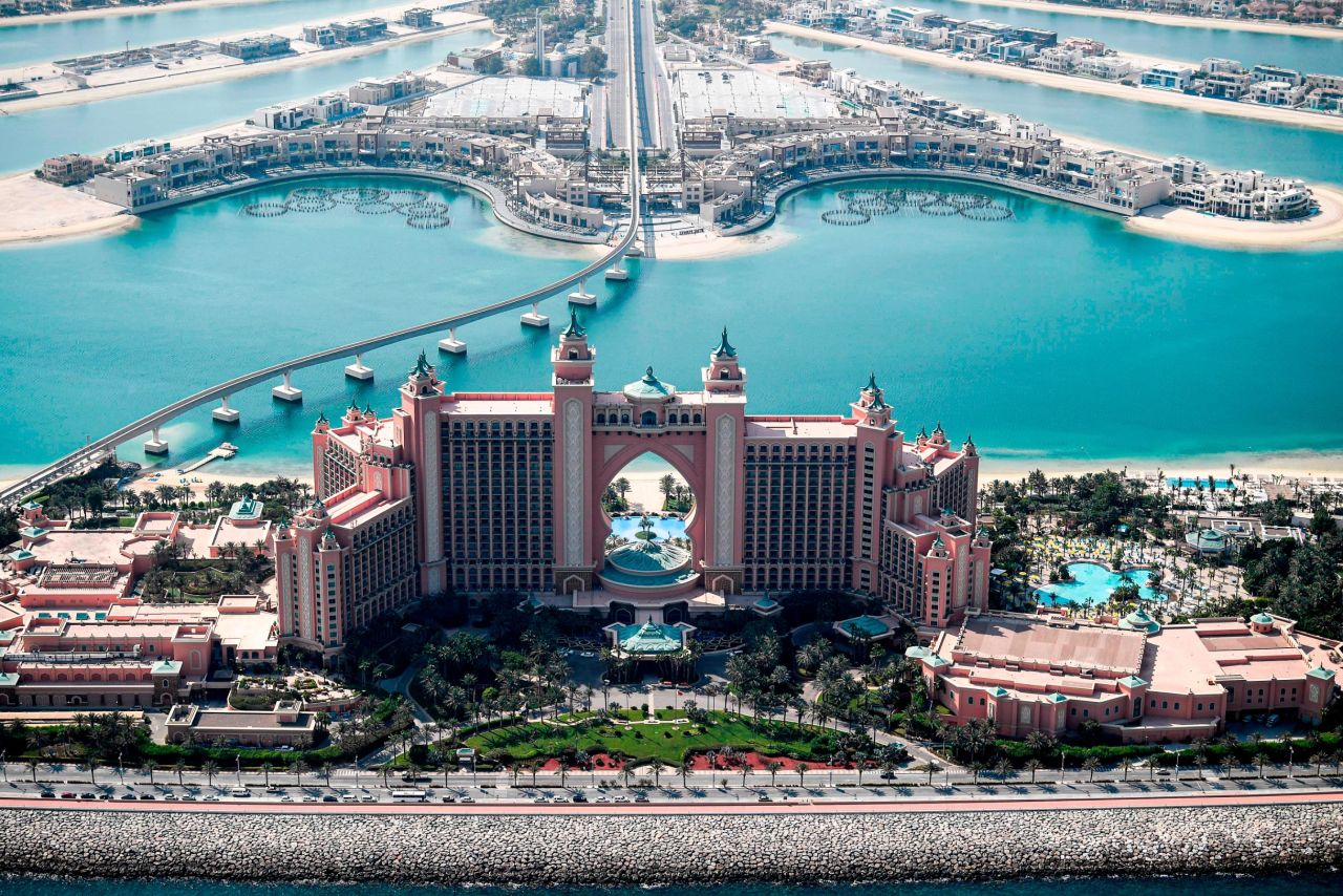 Atlantis, The Palm is a luxury hotel resort situated at the apex of the archipelago.