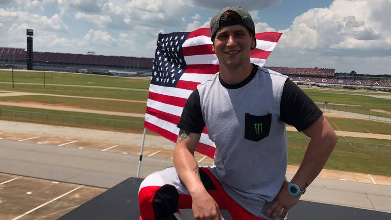 Motorcycle daredevil Alex Harvill died while practicing a jump to break a world record. 
