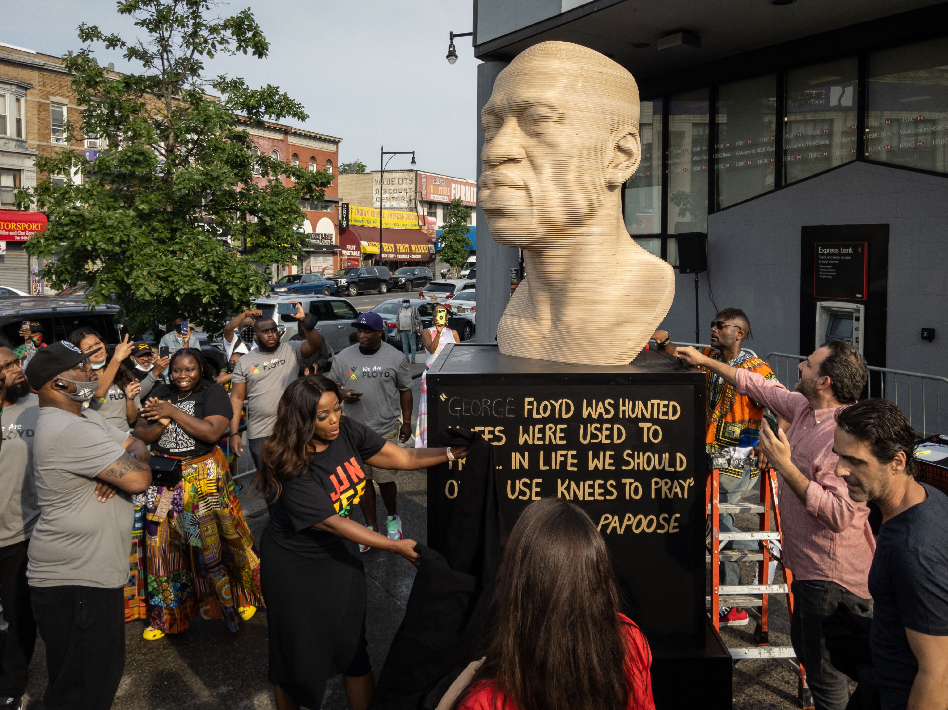 George Floyd statues unveiled as cities celebrate Juneteenth | CNN