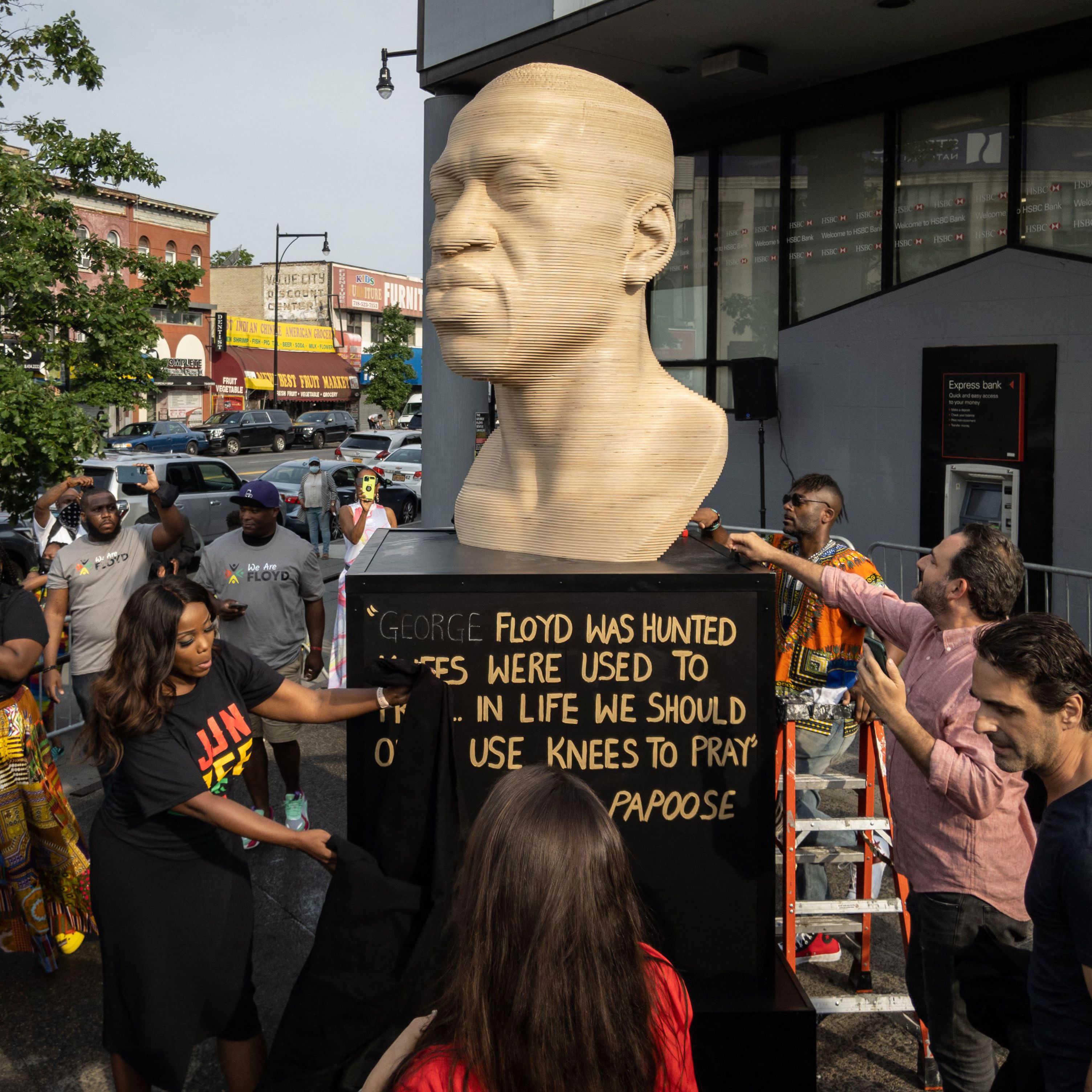 George Floyd statues unveiled as cities celebrate Juneteenth | CNN