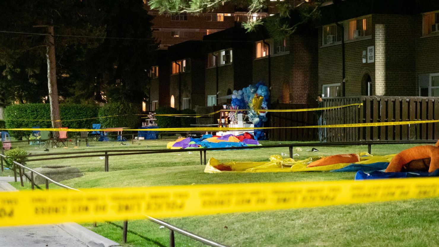 Four people, including three children, shot at a birthday party in Toronto, Canada on Saturday, police say.